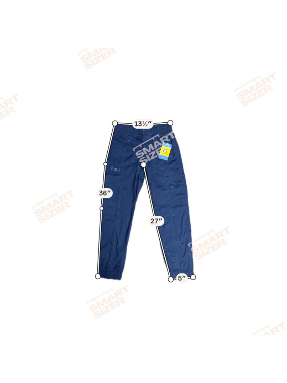 Wonderwink Petite Modern Fit Joggers Cargo Scrub Pants XS Petite Navy Blue NEW - Picture 4 of 8